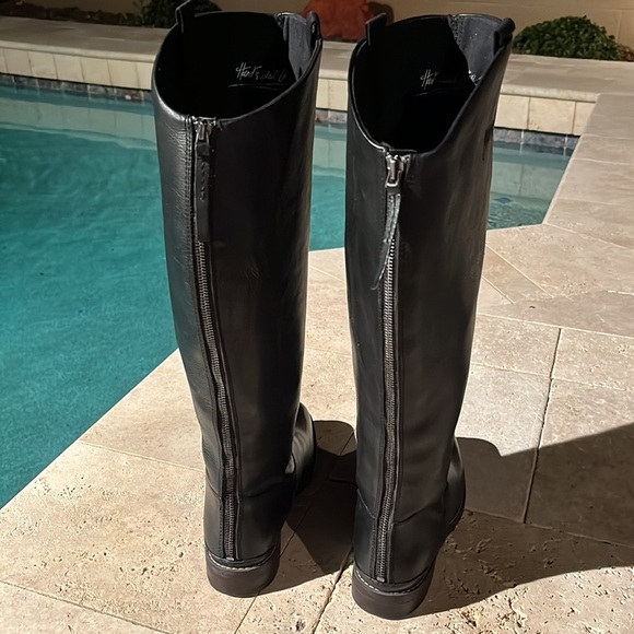 Franco Sarto® Meyer Tall Leather Riding Boots- Size 8.5M WC - Picture 4 of 8